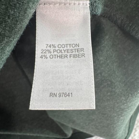 J Jill Dress Women SP Green A-Line Cowl Neck Long Sleeves Side Pockets Over Knee - Picture 13 of 14